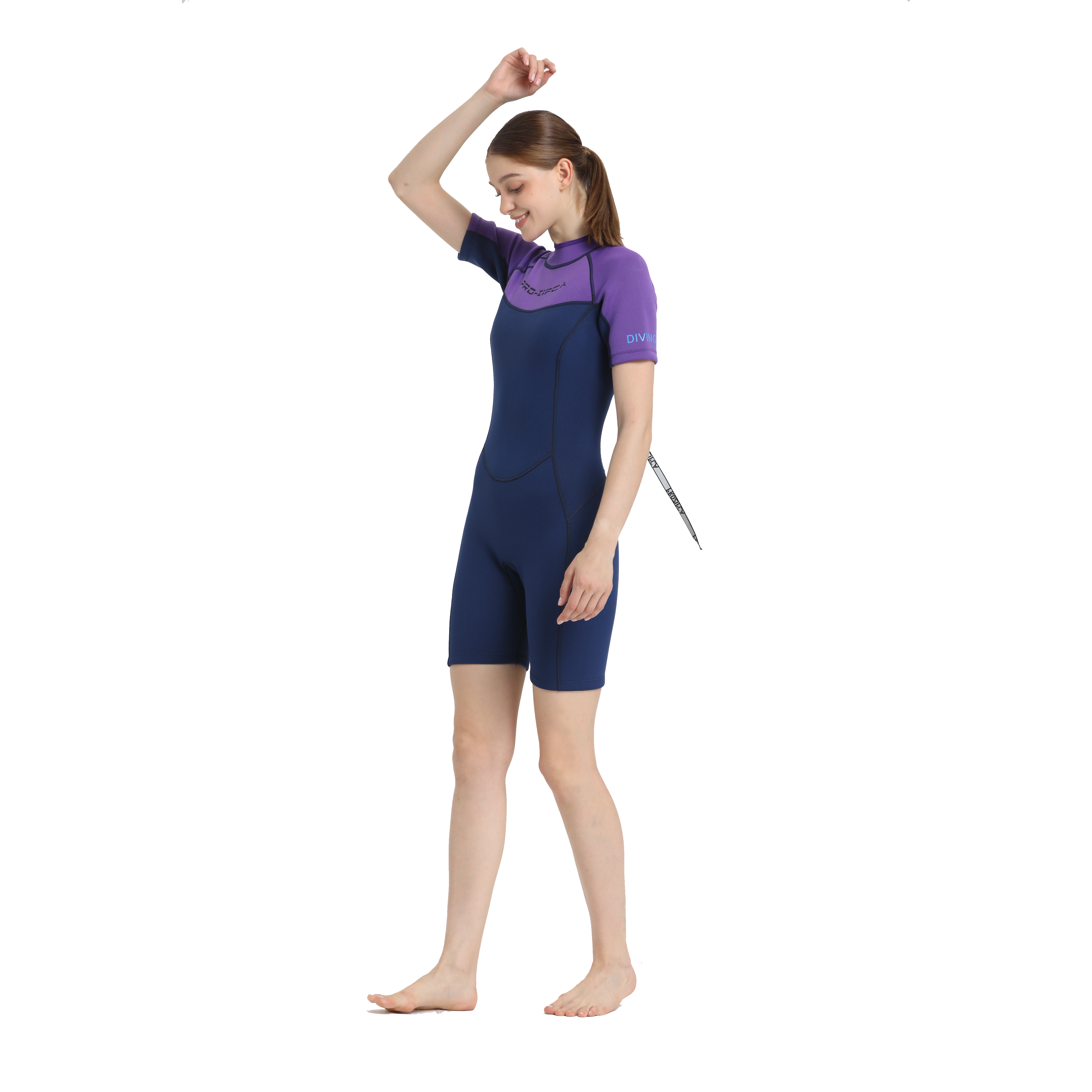 Customized New Design High Elasticity One Piece Tight Shorts Breathable Yamamoto Neoprene 3Mm Women Wetsuit