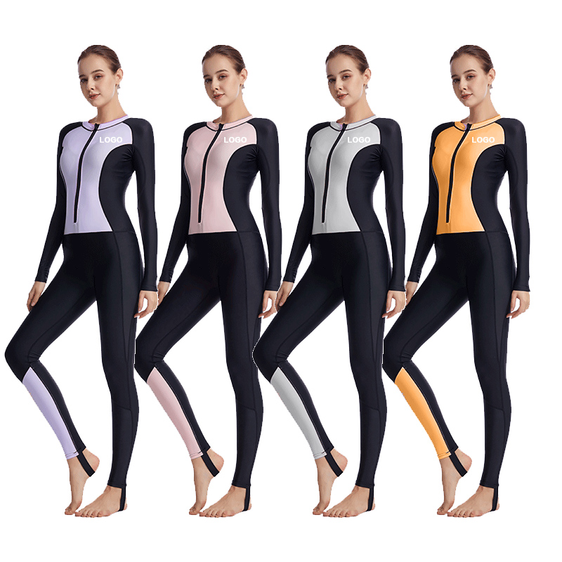 Swimwear Full Body Wetsuit Long Sleeve Womens 2021 Surf Suit Thin Women Rash Guards