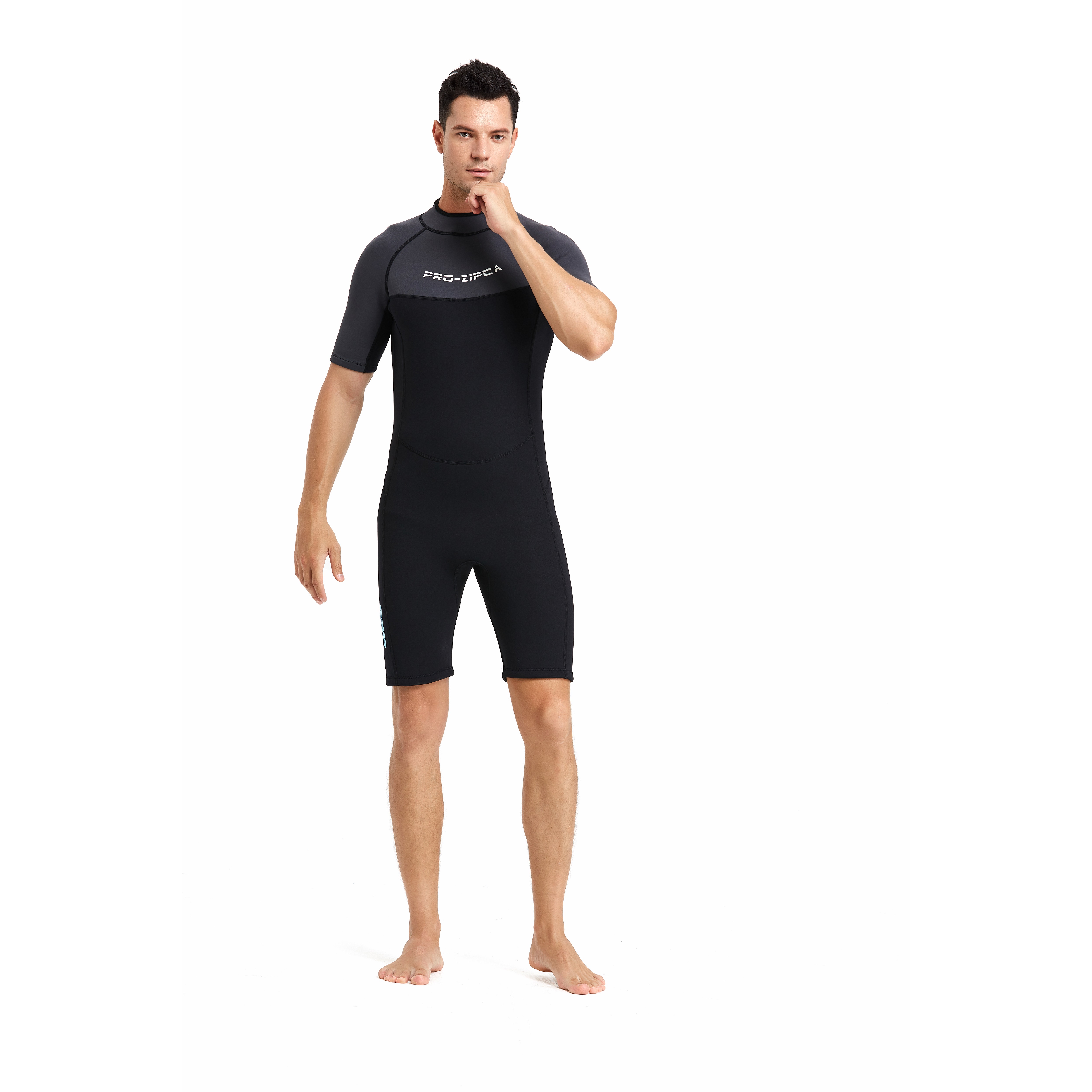 Customized One Piece Long Sleeve Swinsuits Freediving Wetsuits Shorty 3Mm Neoprene Men Wet Snorkeling Surf Suit