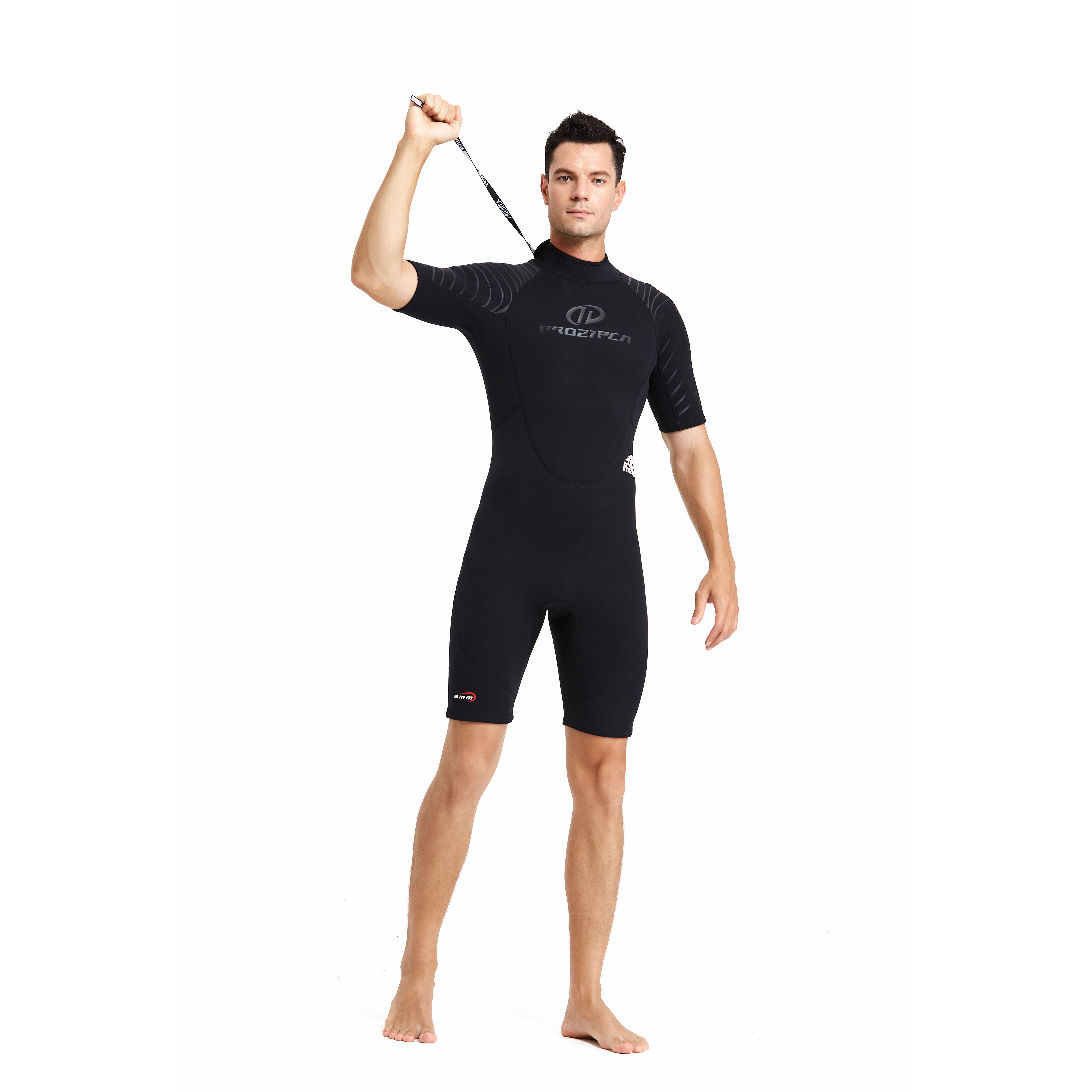 Customized Wetsuits Shorty Full Body Long Sleeve Swinsuits Neoprene Fabric 3Mm Mens Wet Snorkeling Surf Suit